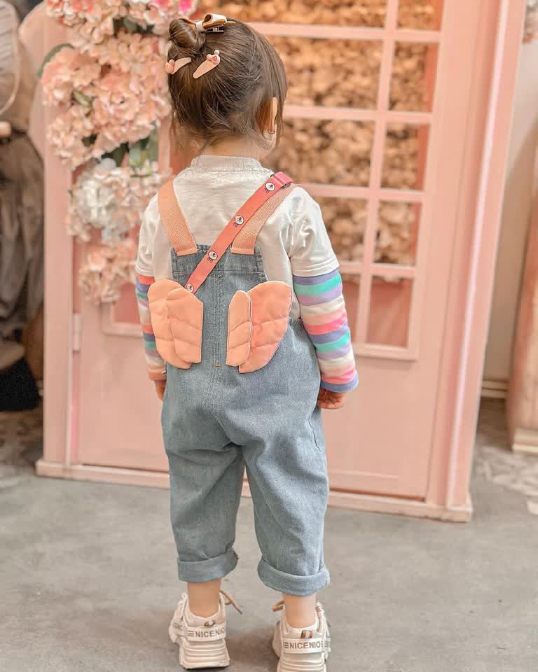 Colorful wing jumpsuit 2pcs..