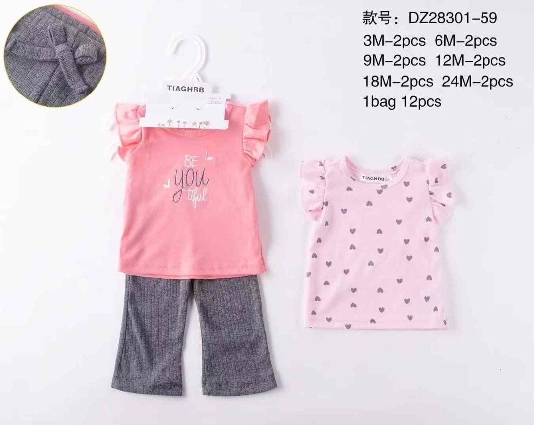 Heart floral set 3pcs
