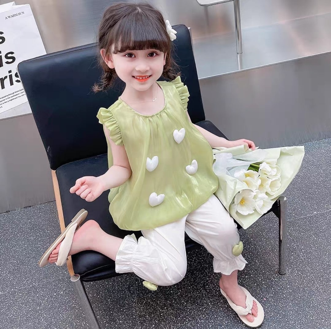 Full heart summer set 2pcs