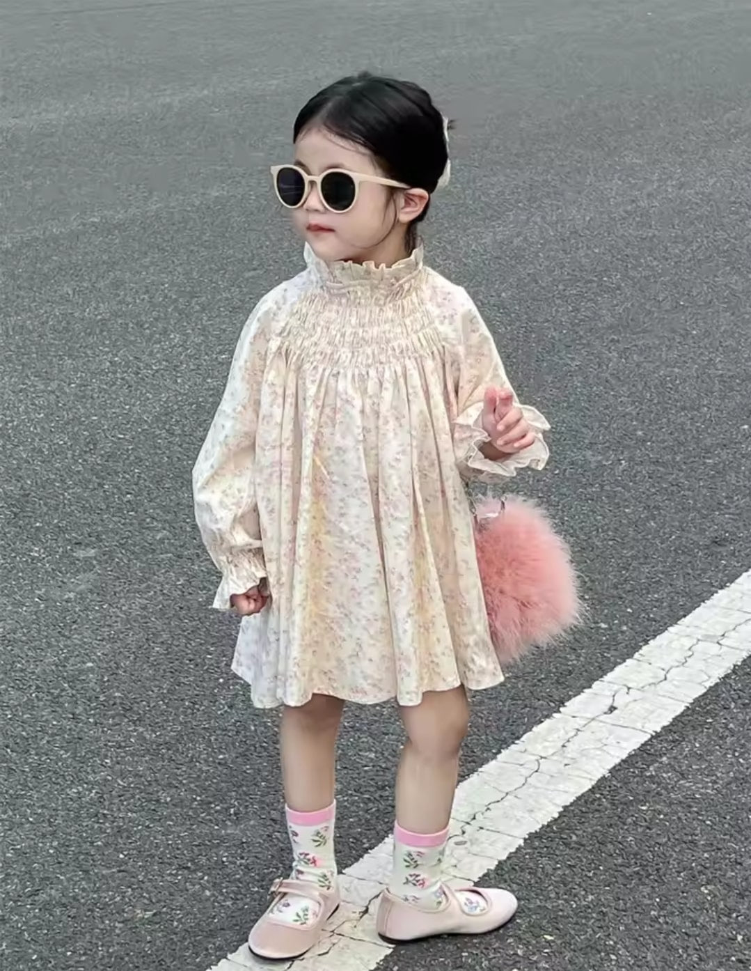 Korean knitted dress 2pcs