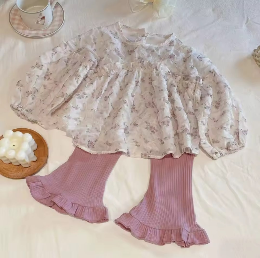 Stylish floral set 2pcs