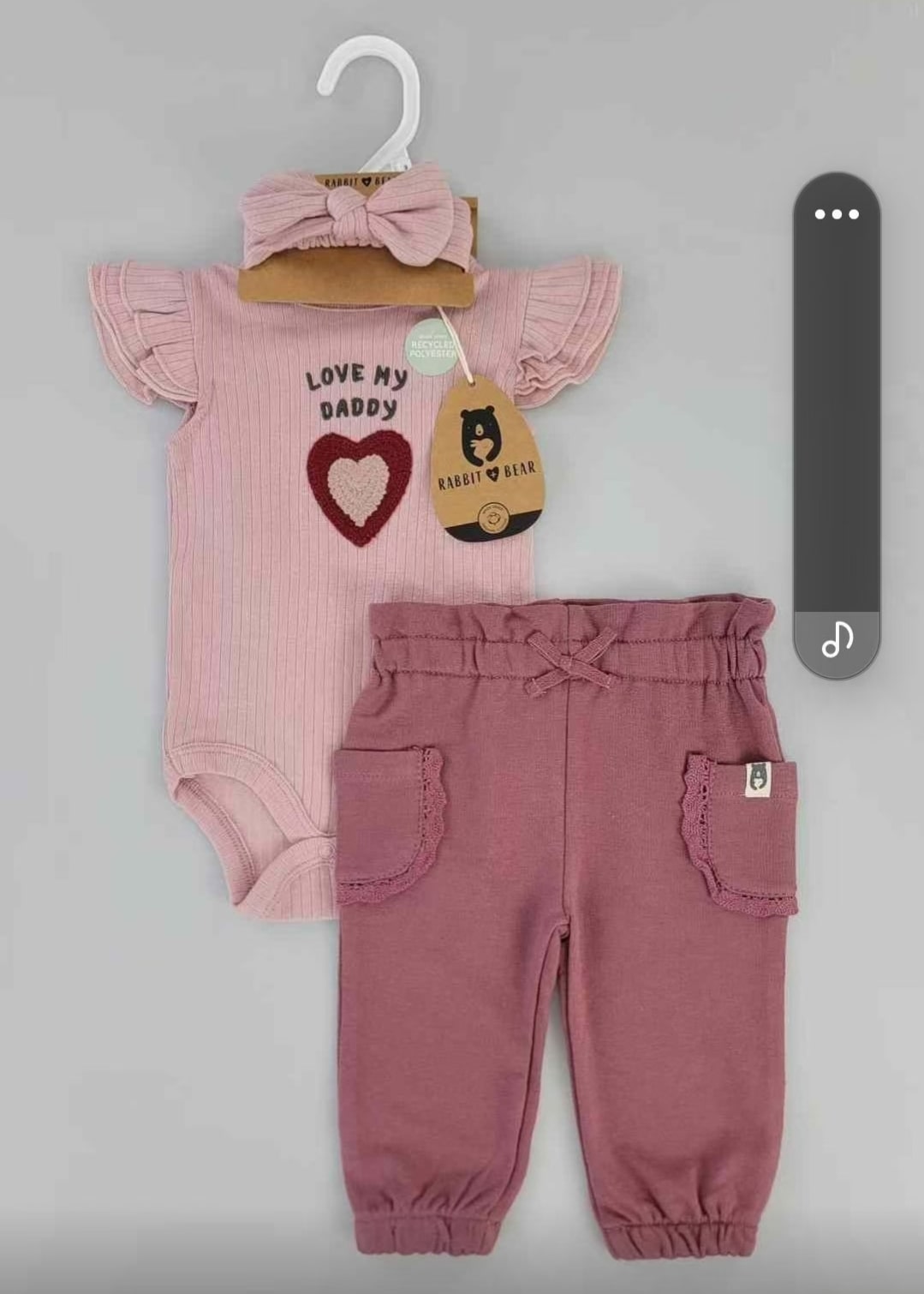 Love my daddy set 3pcs