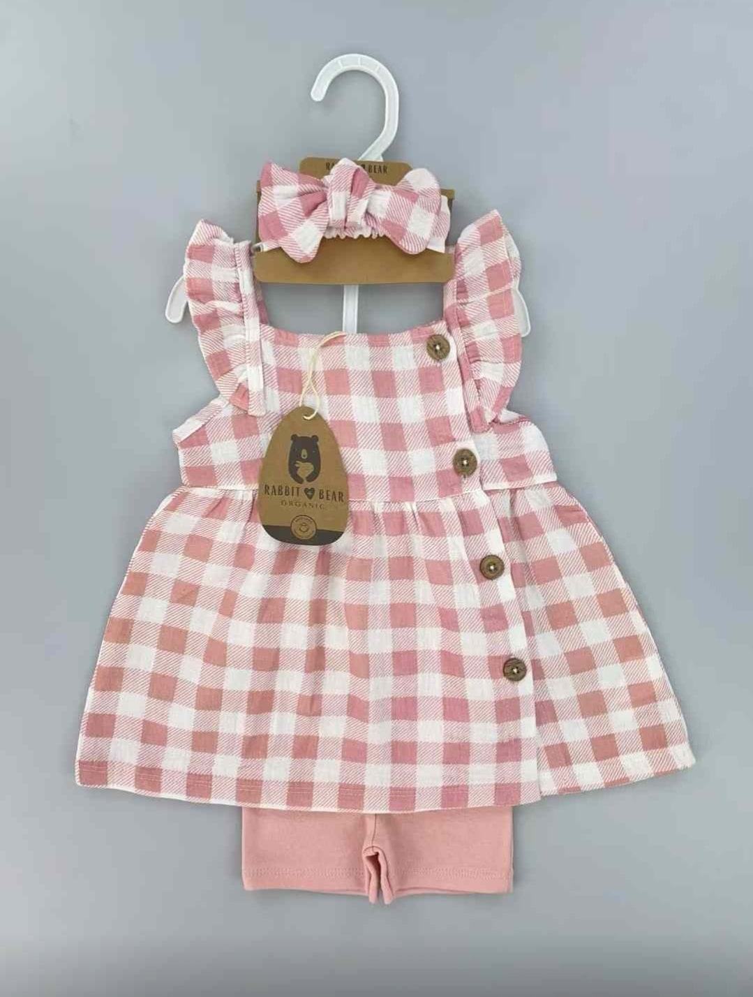 Check dress set 3pcs