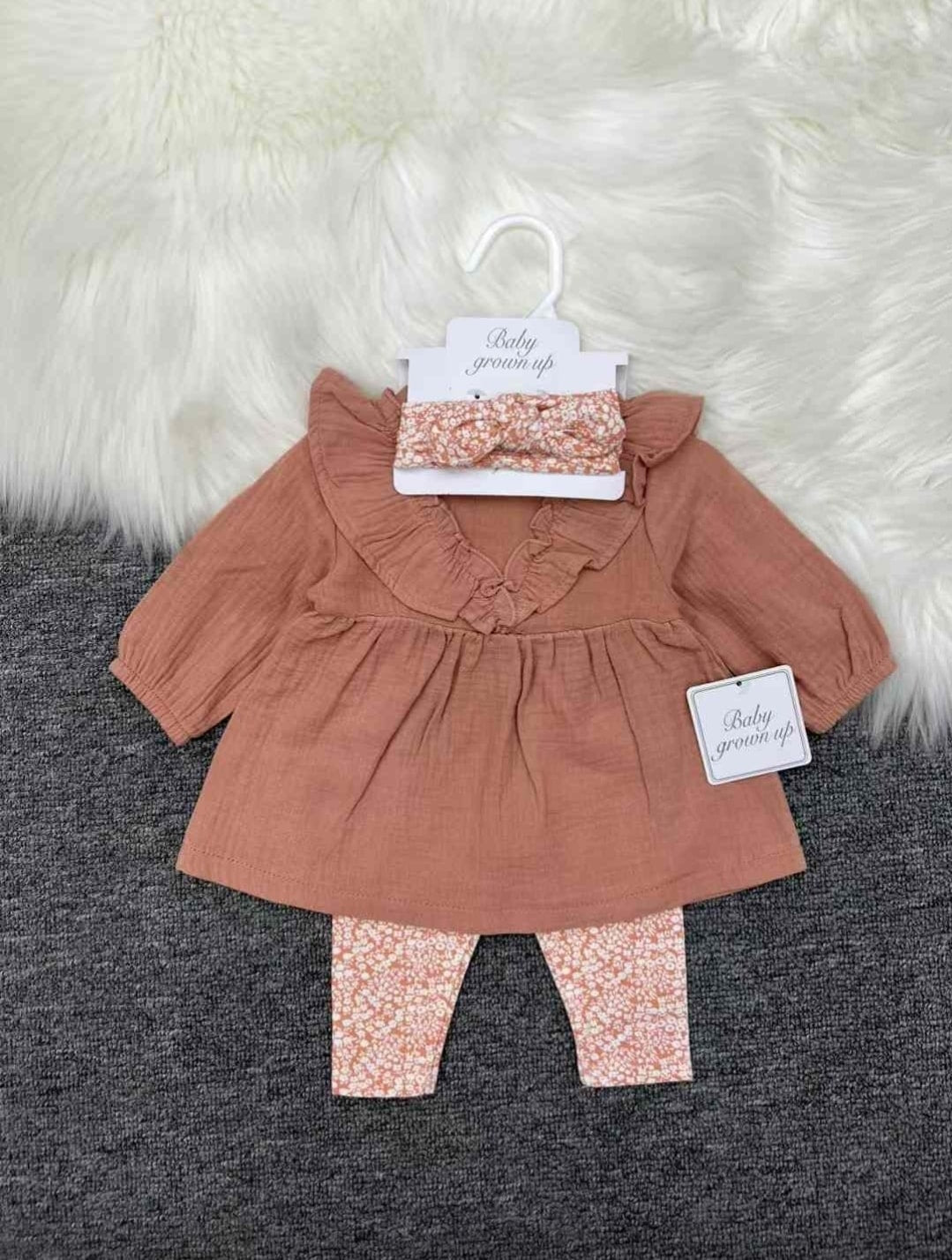 Dress floral set 3pcs