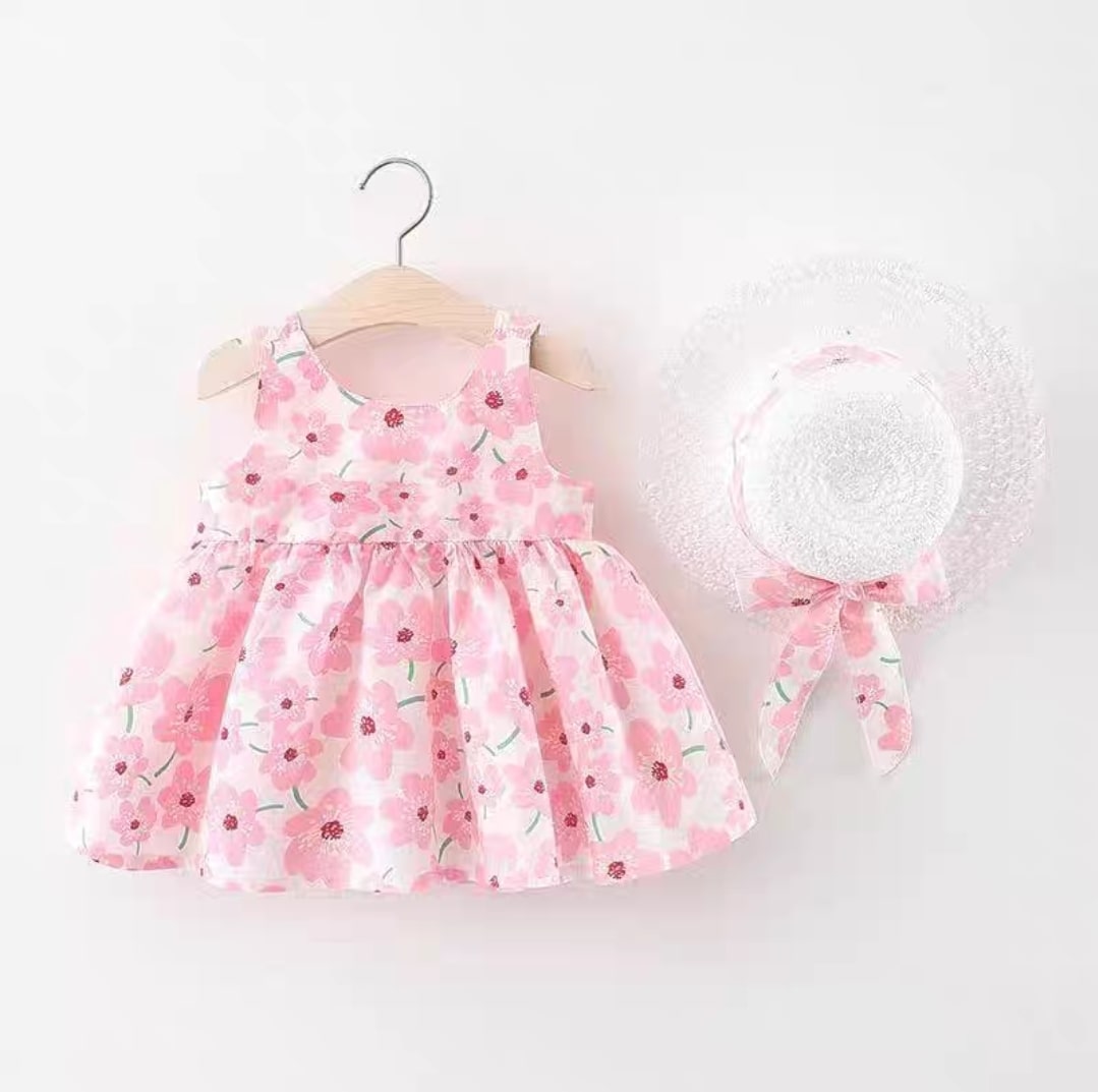 Summer floral dress 2pcs