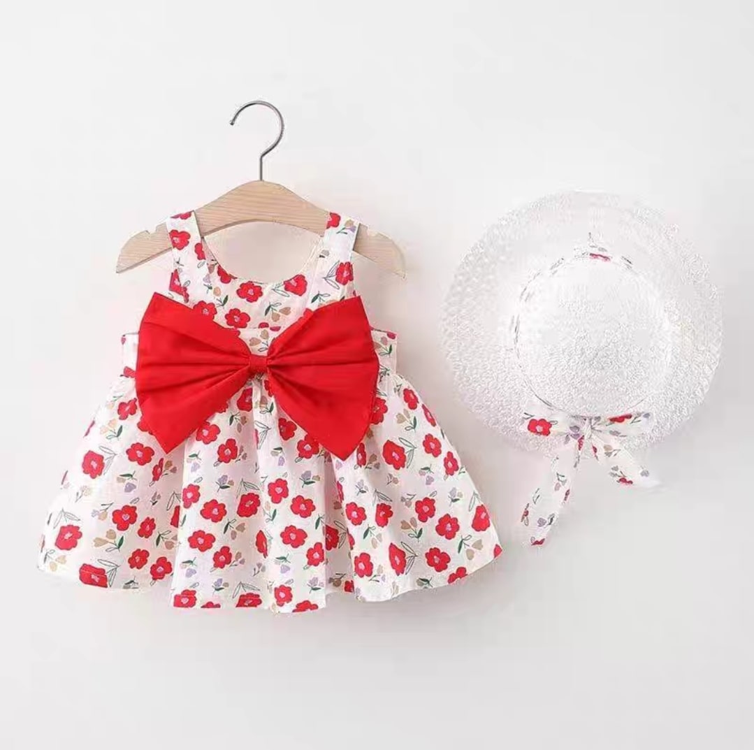 Summer floral dress 2pcs