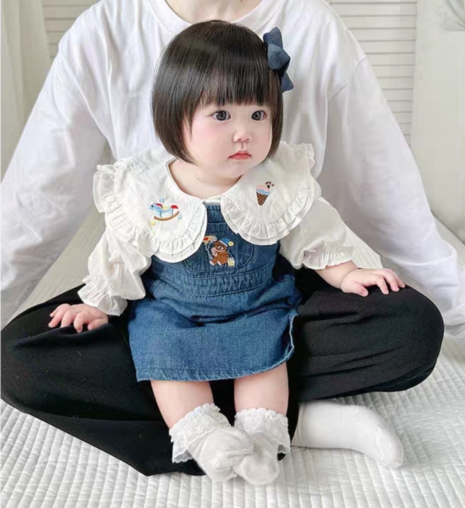 Ice cream denim set 2pcs