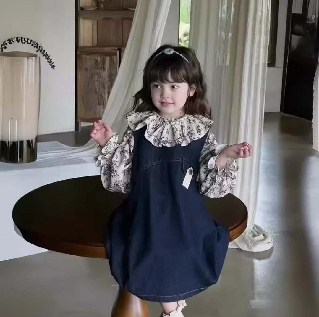 Wear Korean denim set 2pcs