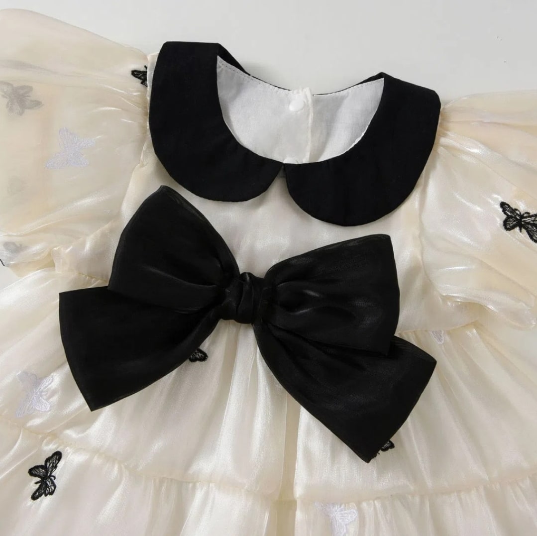 Butterfly bow dress 2pcs