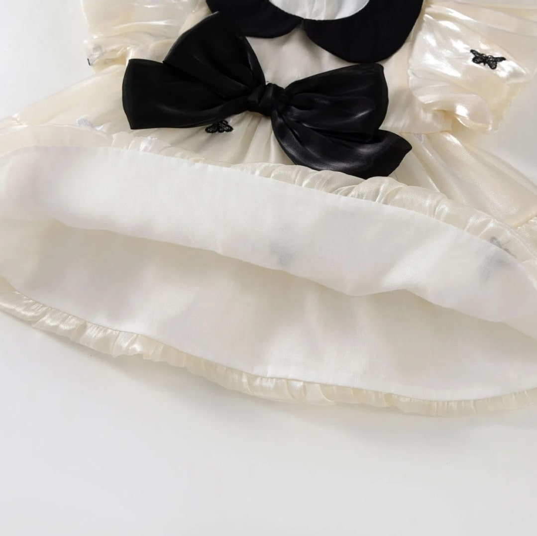 Butterfly bow dress 2pcs