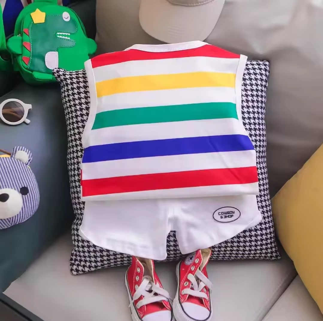 Fire dinasour short set 3pcs