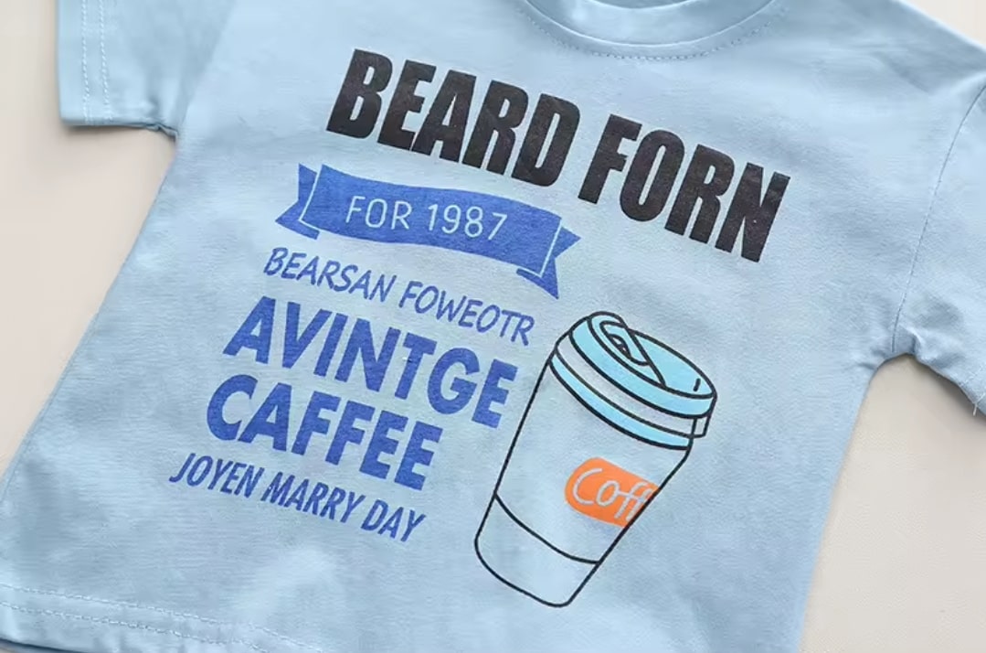 1987 short denim set 2pcs