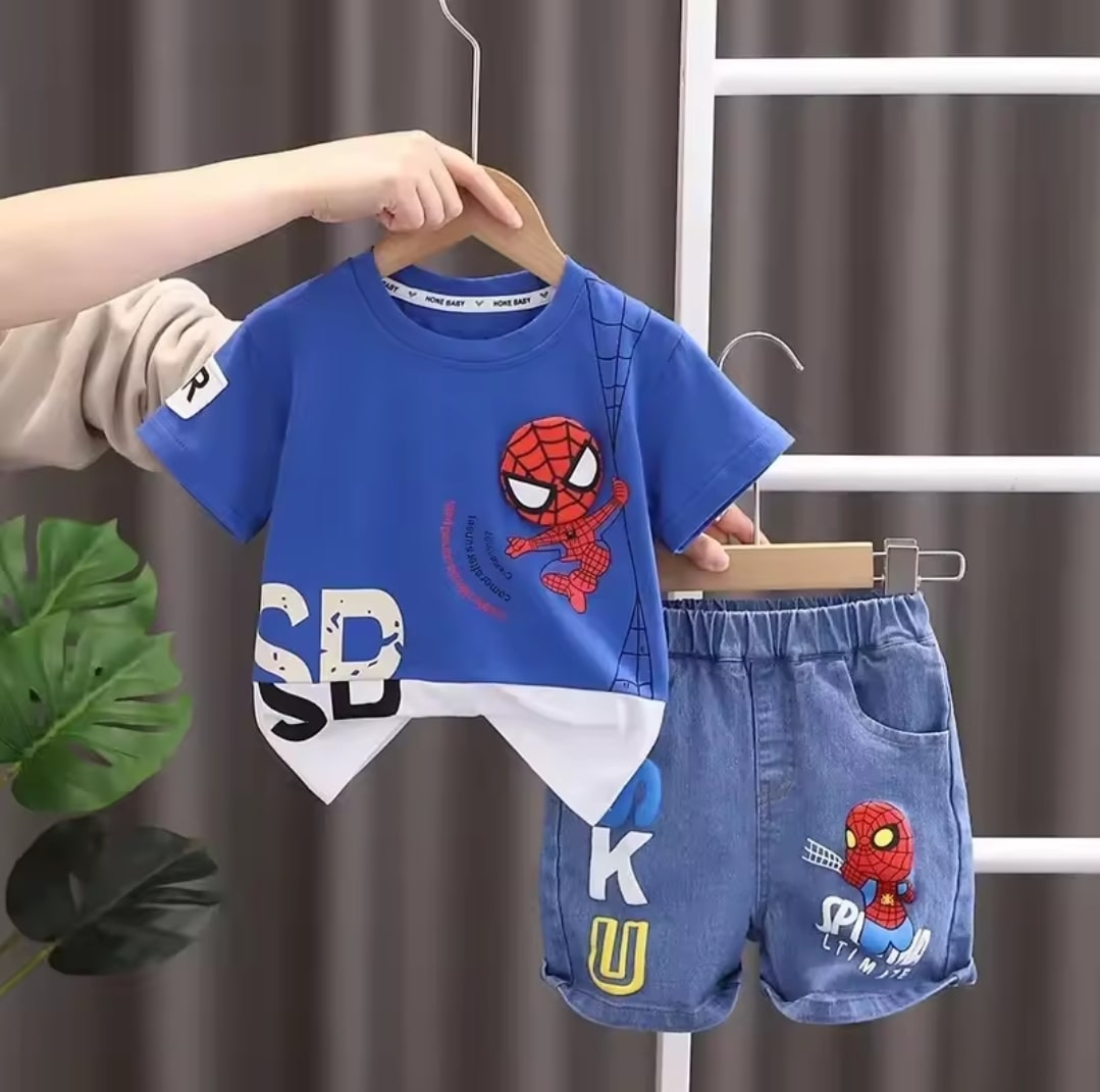 Spider man short set 2pc..