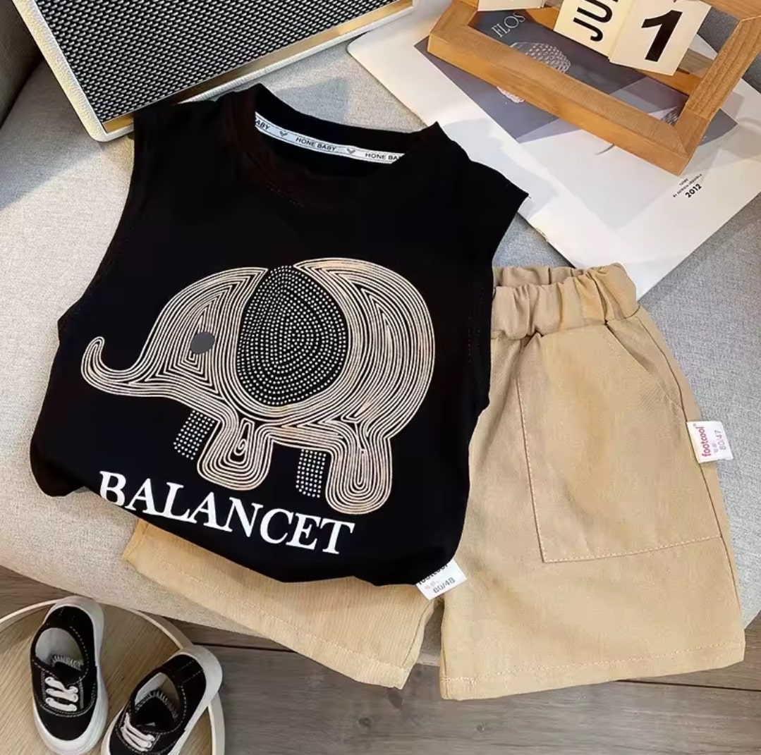 Elephant short set 2pc..