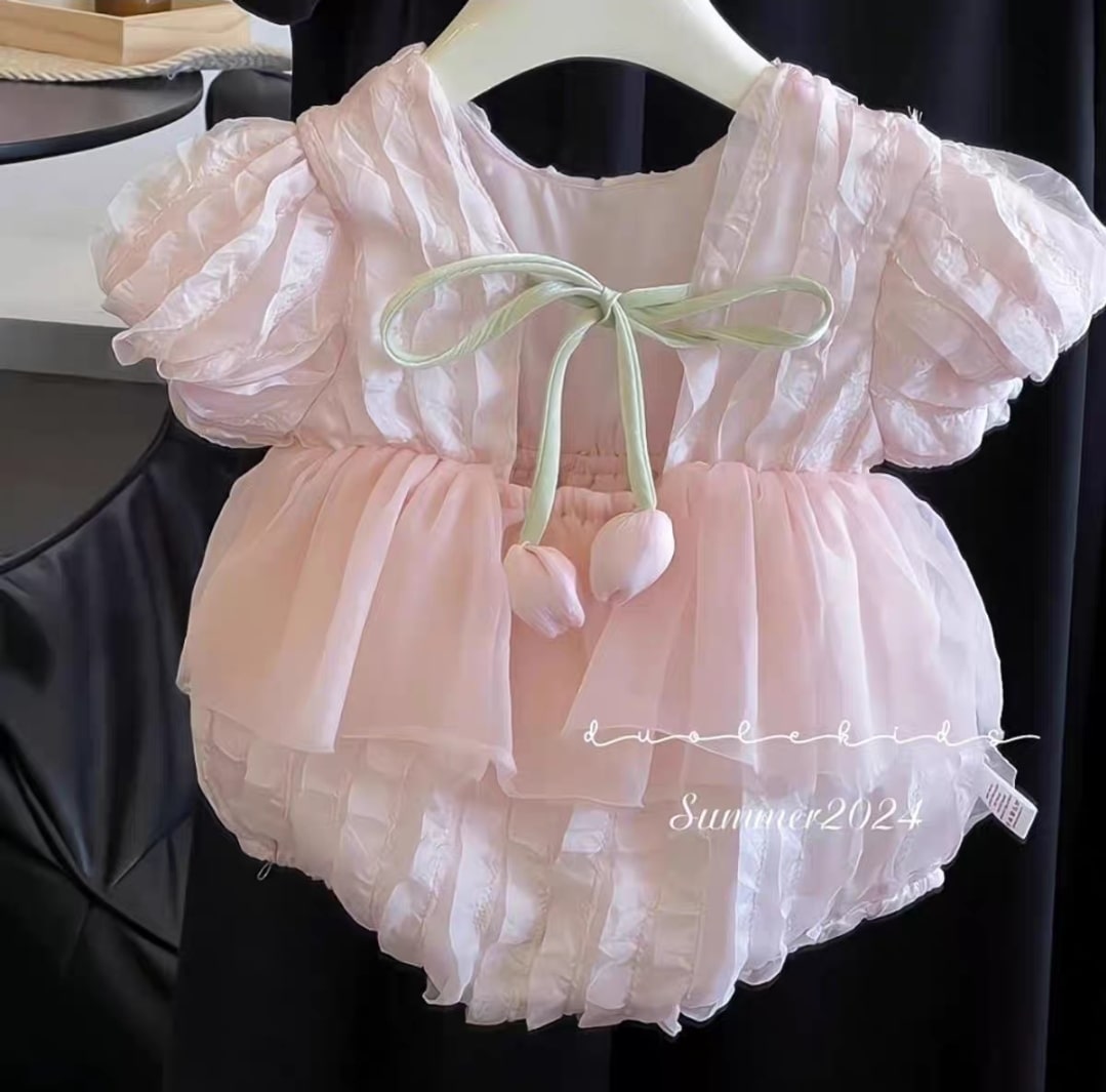 Tulip romper dress