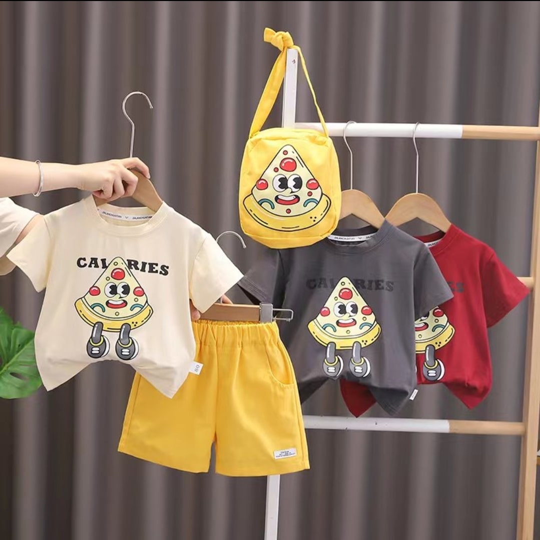 Pizza short set 3pcs
