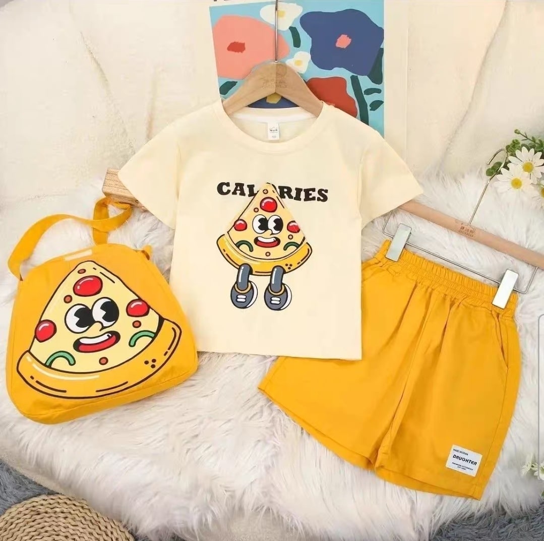 Pizza short set 3pcs