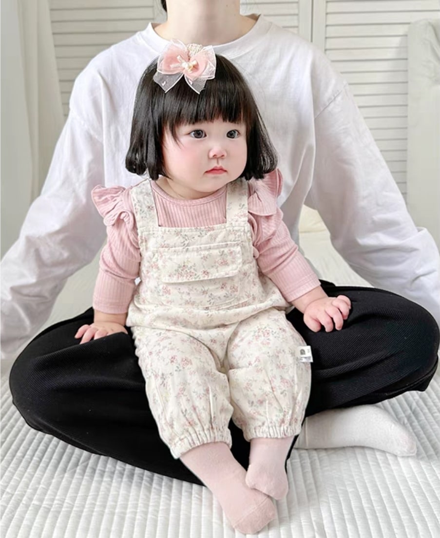 Floral jumpsuit 2pcs