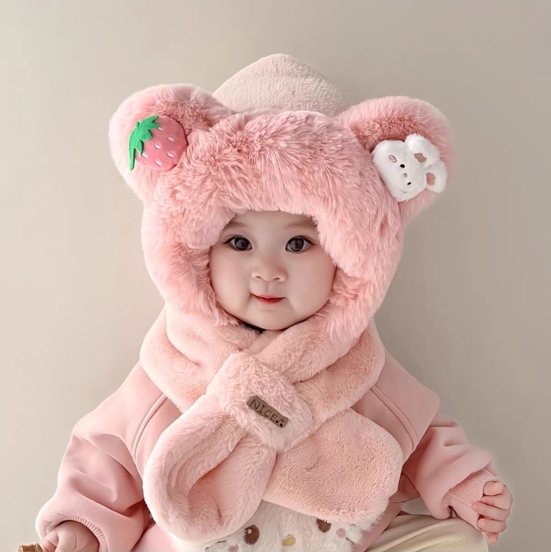 Strawberry windproof hat