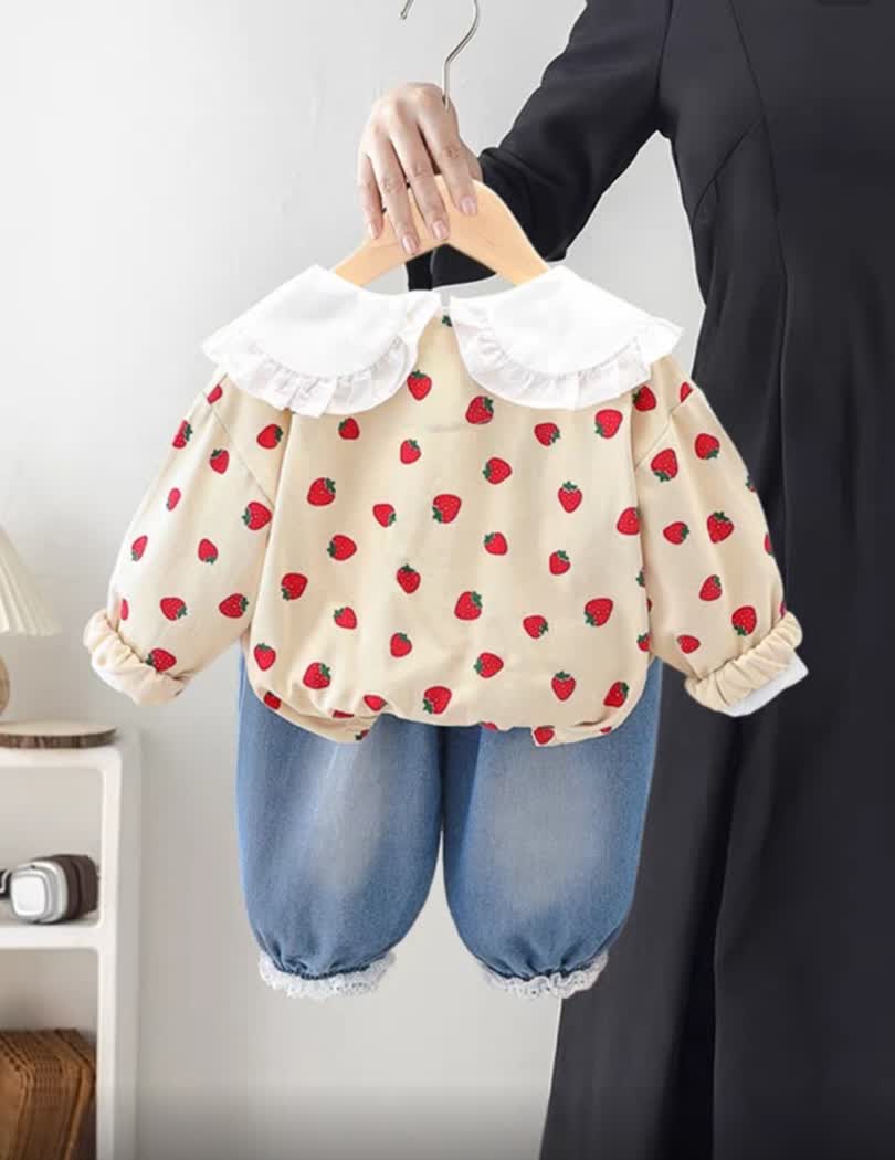 Strawberry bear set 4pcs
