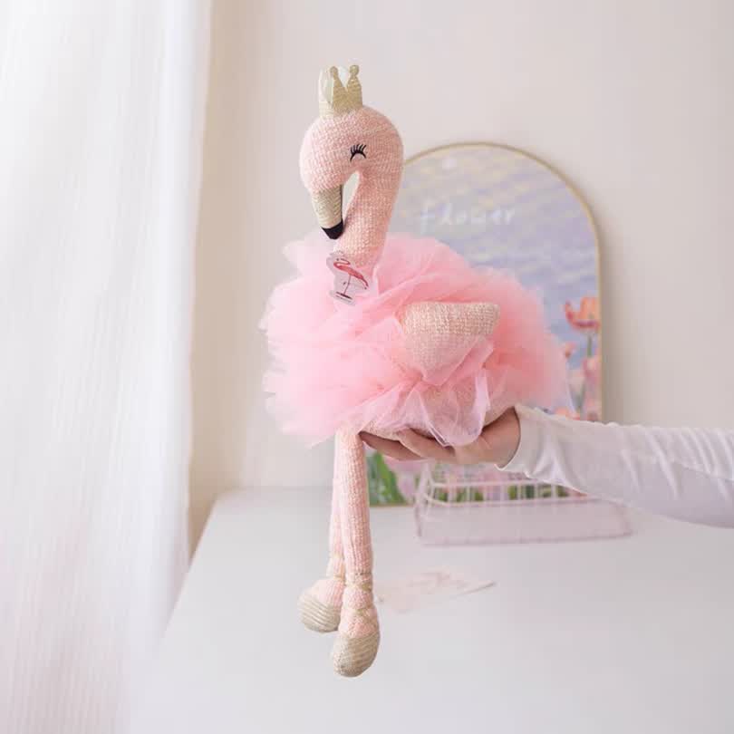 Flamingo doll 35cm
