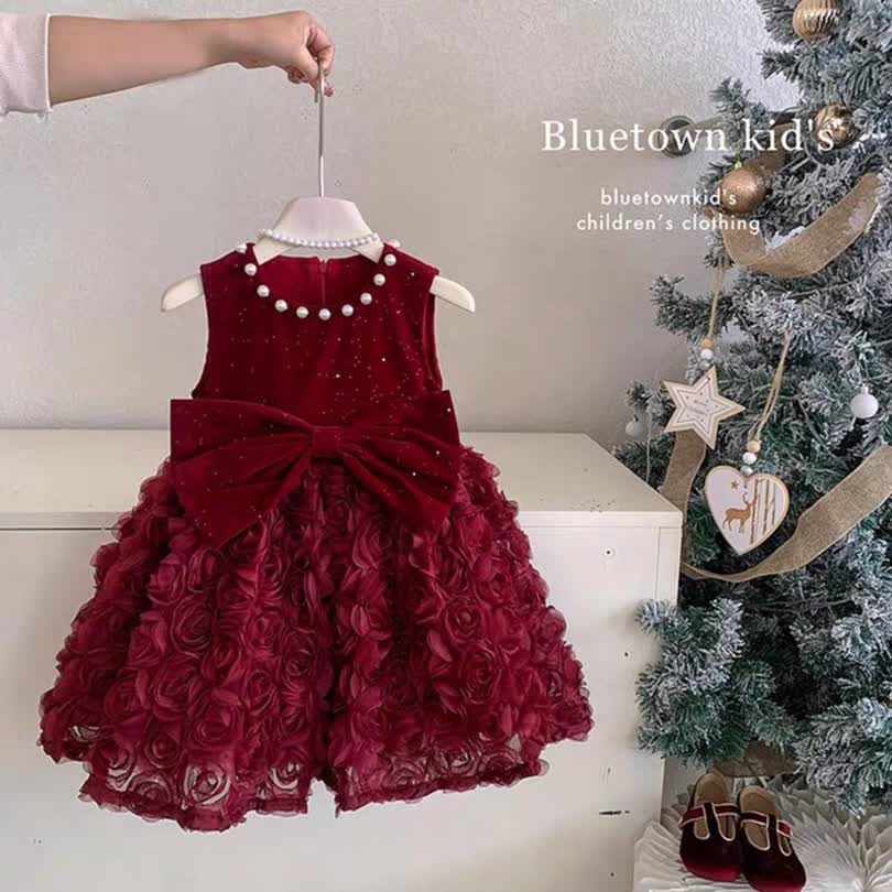 Rose bow dress