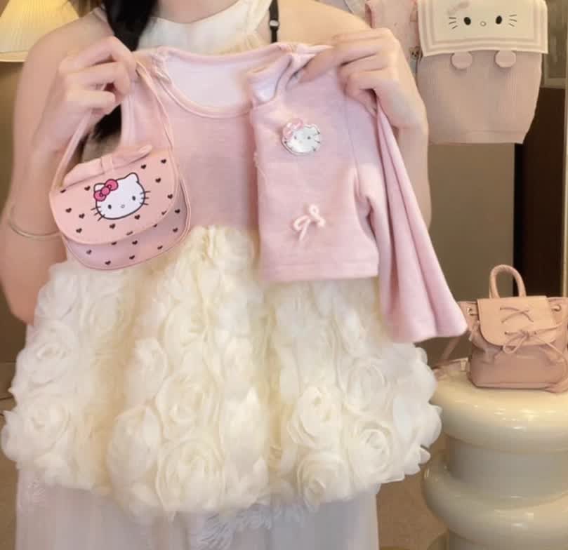 Cute Kitty dress 2pcs
