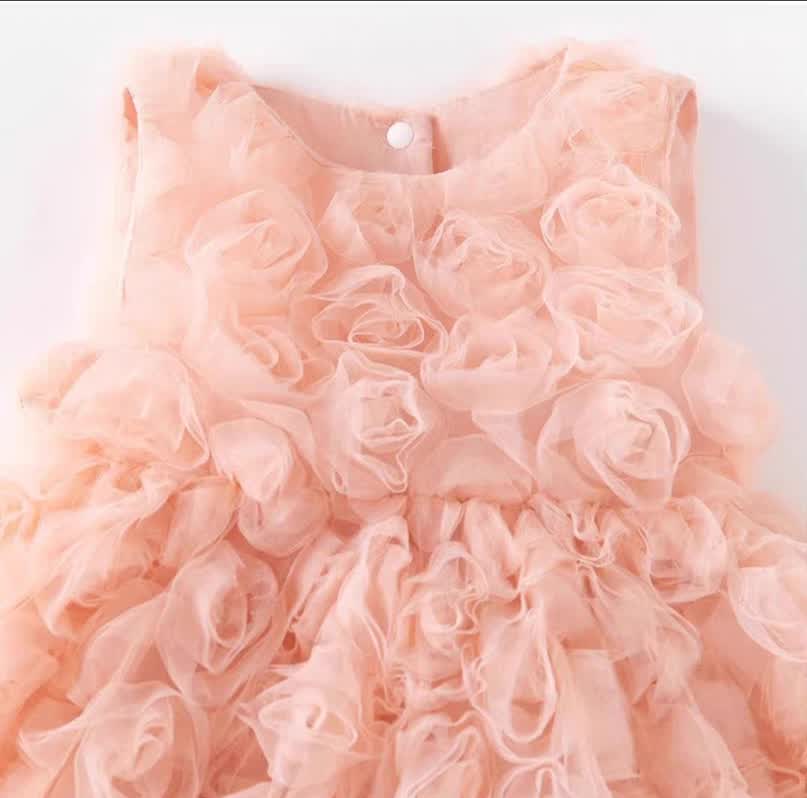 Flower sleeveless dress