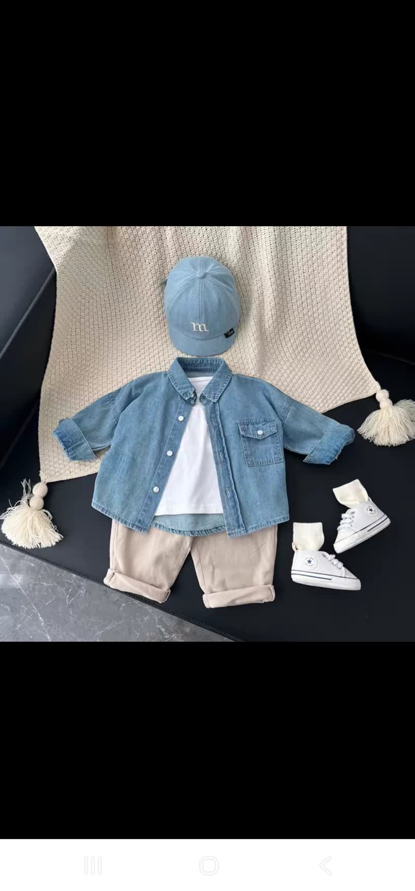 Denim set 3pcs