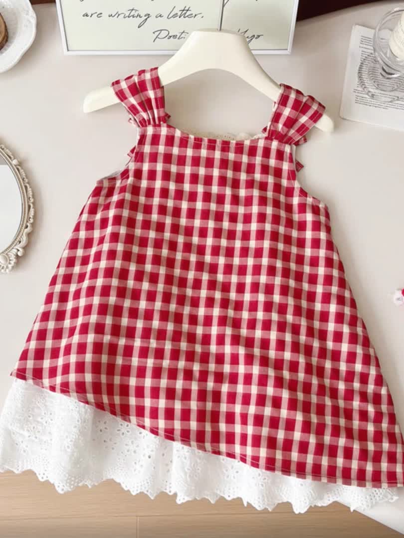 Check summer dress