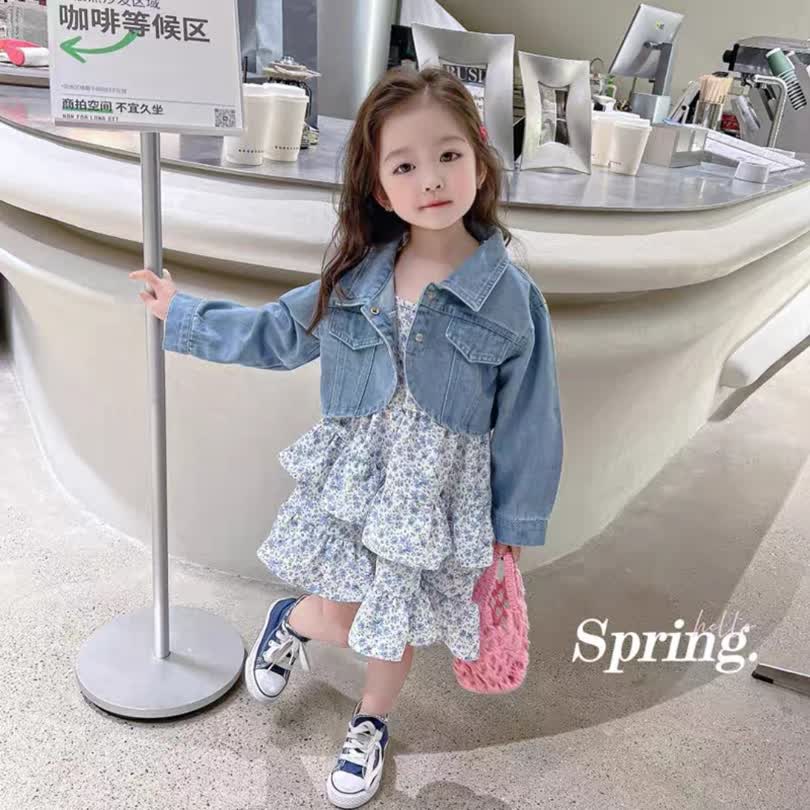 Summer floral dress 2pcs