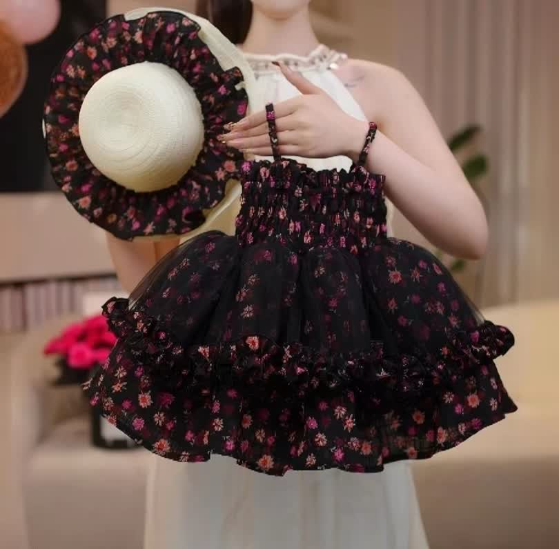 Floral summer dress 2pcs