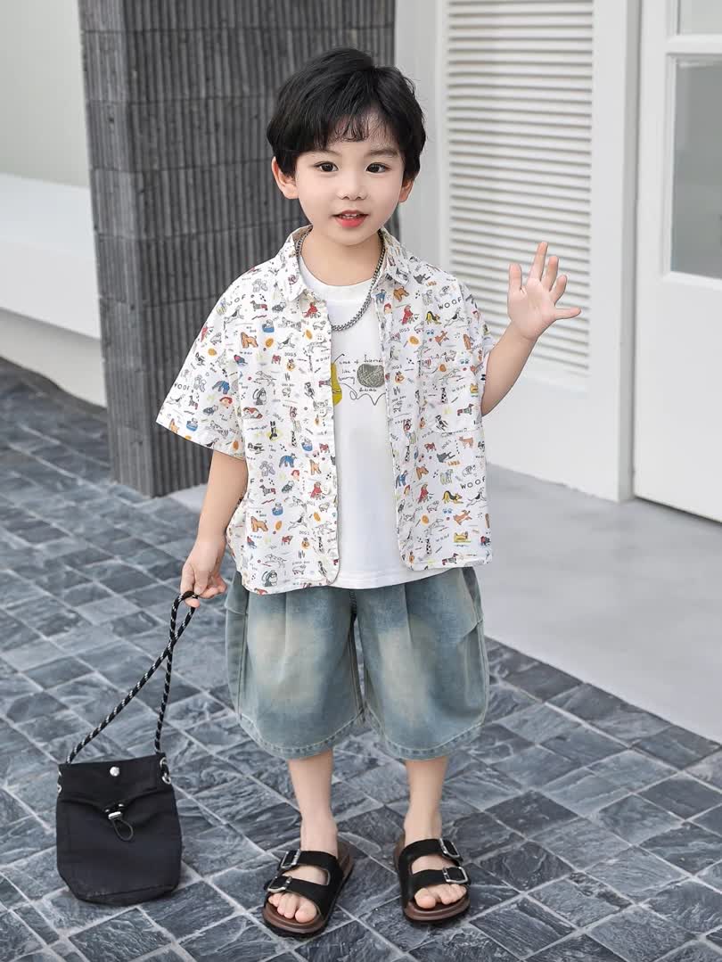 Woof animal short 3pcs