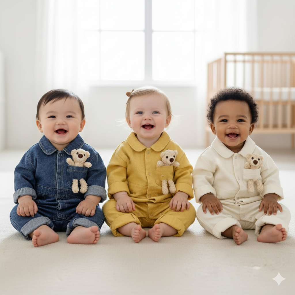 Denim jumpsuit 2pcs