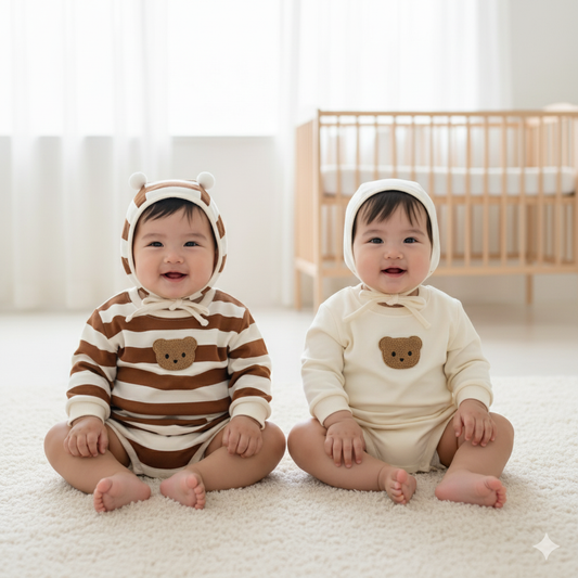 Bear jumpsuit 2pcs..