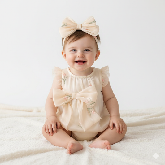 Tulip romper 2pcs