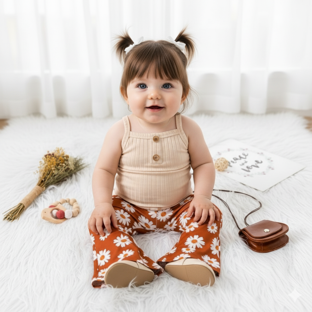 Ribbed spaghetti strap set
