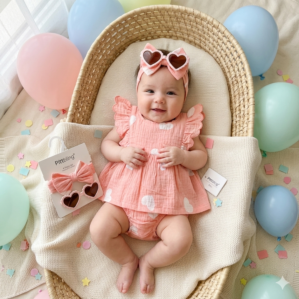 Cute heart set 4pcs