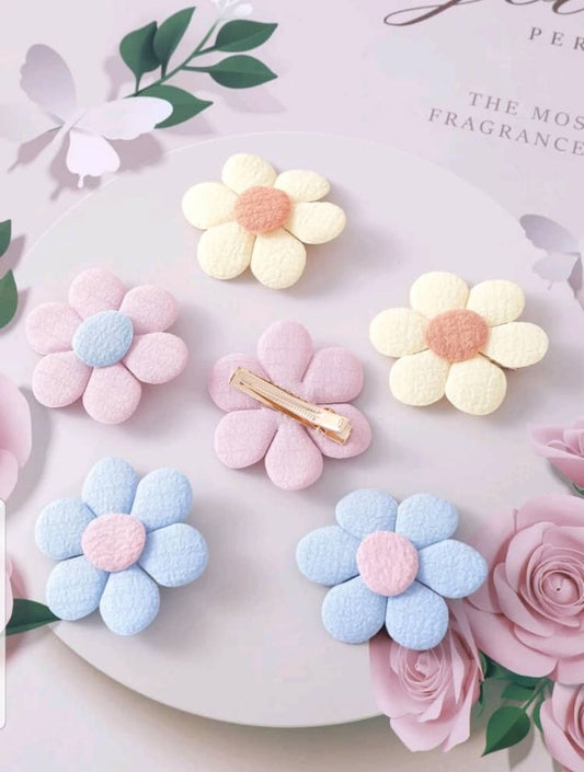 Flower clips 6pcs