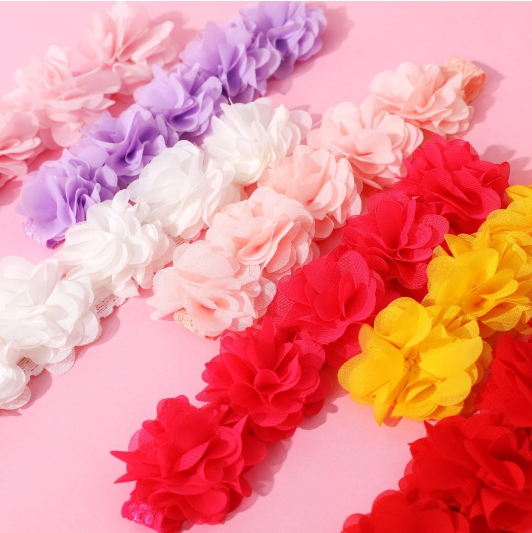 Hair flower band