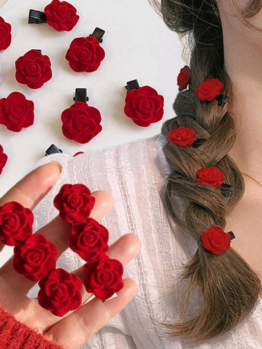 Flower clips 10 pcs