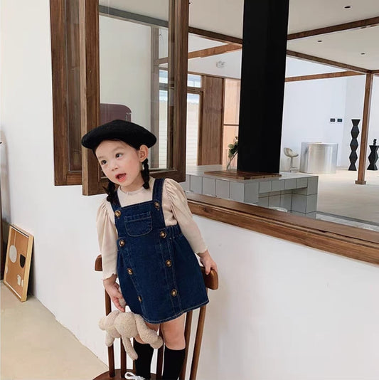 Denim dress 2pcs