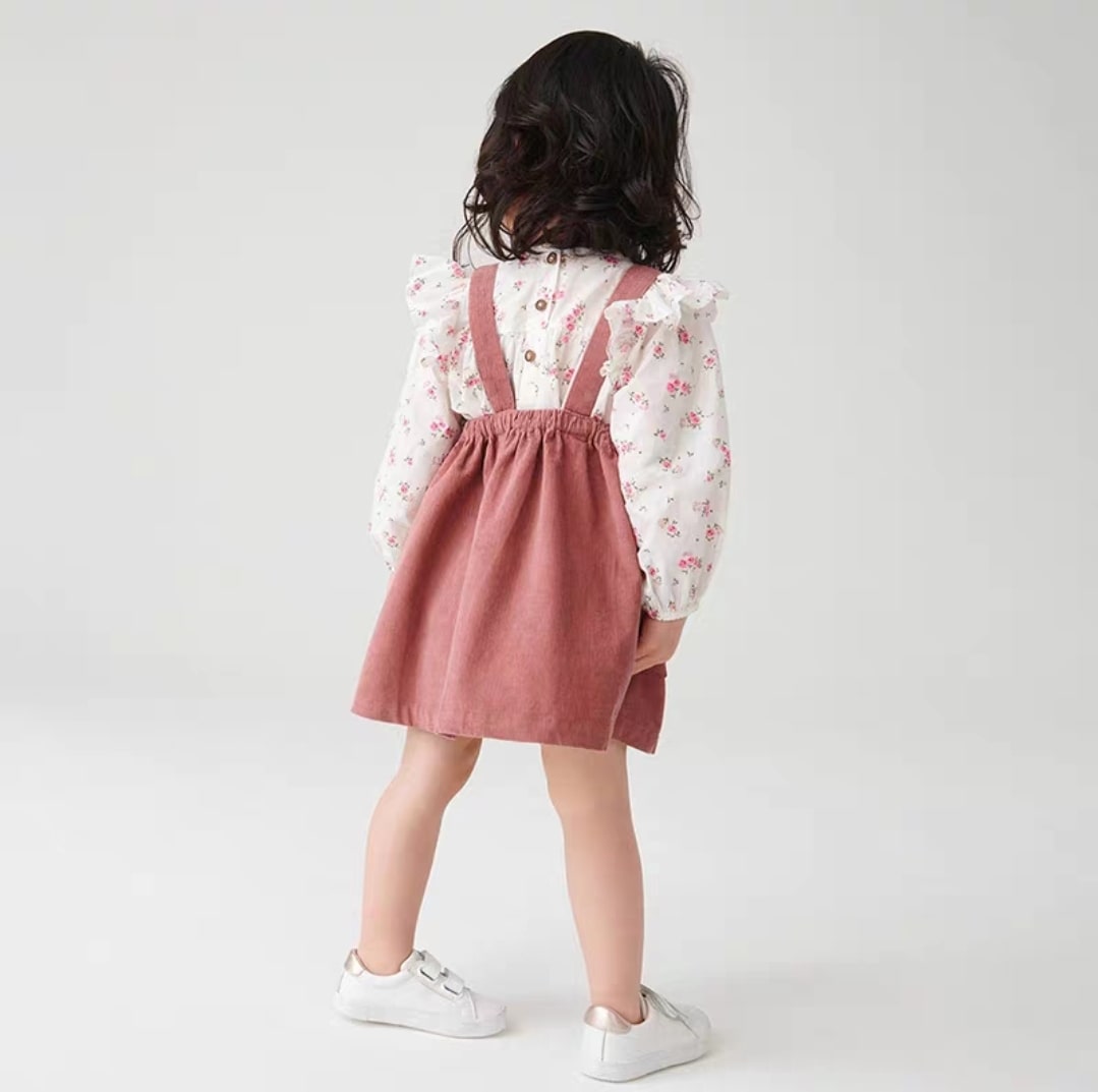 Floral rabbit set 2pcs