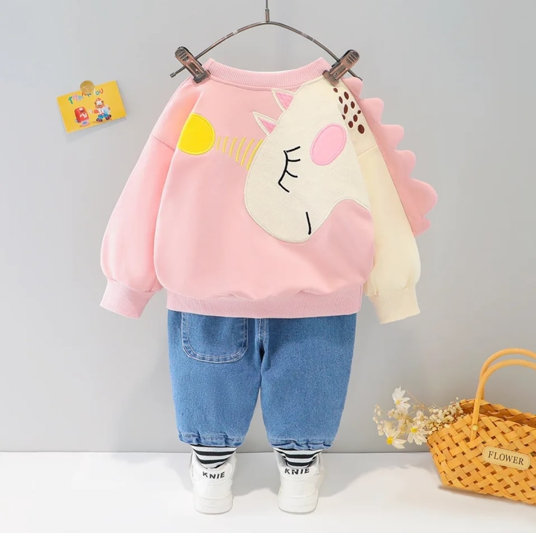 Unicorn denim set