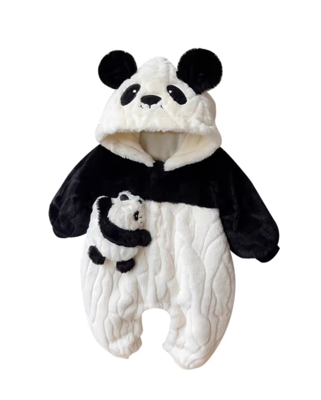 Panda cute jumpsuit 2pcs