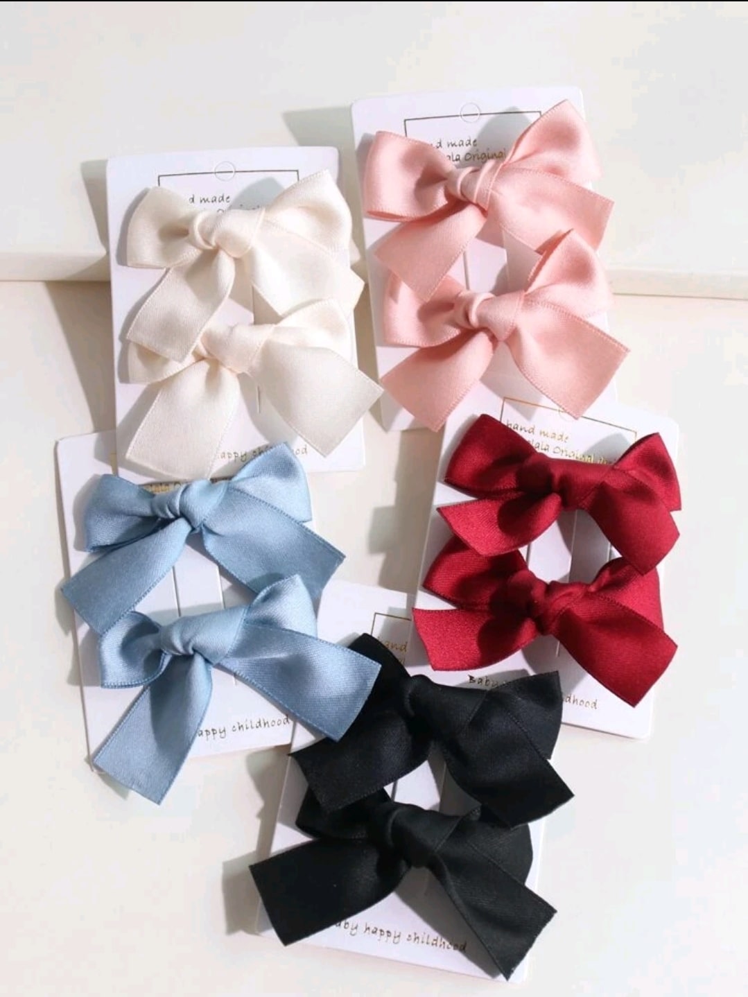 Bow decor clips 10pcs