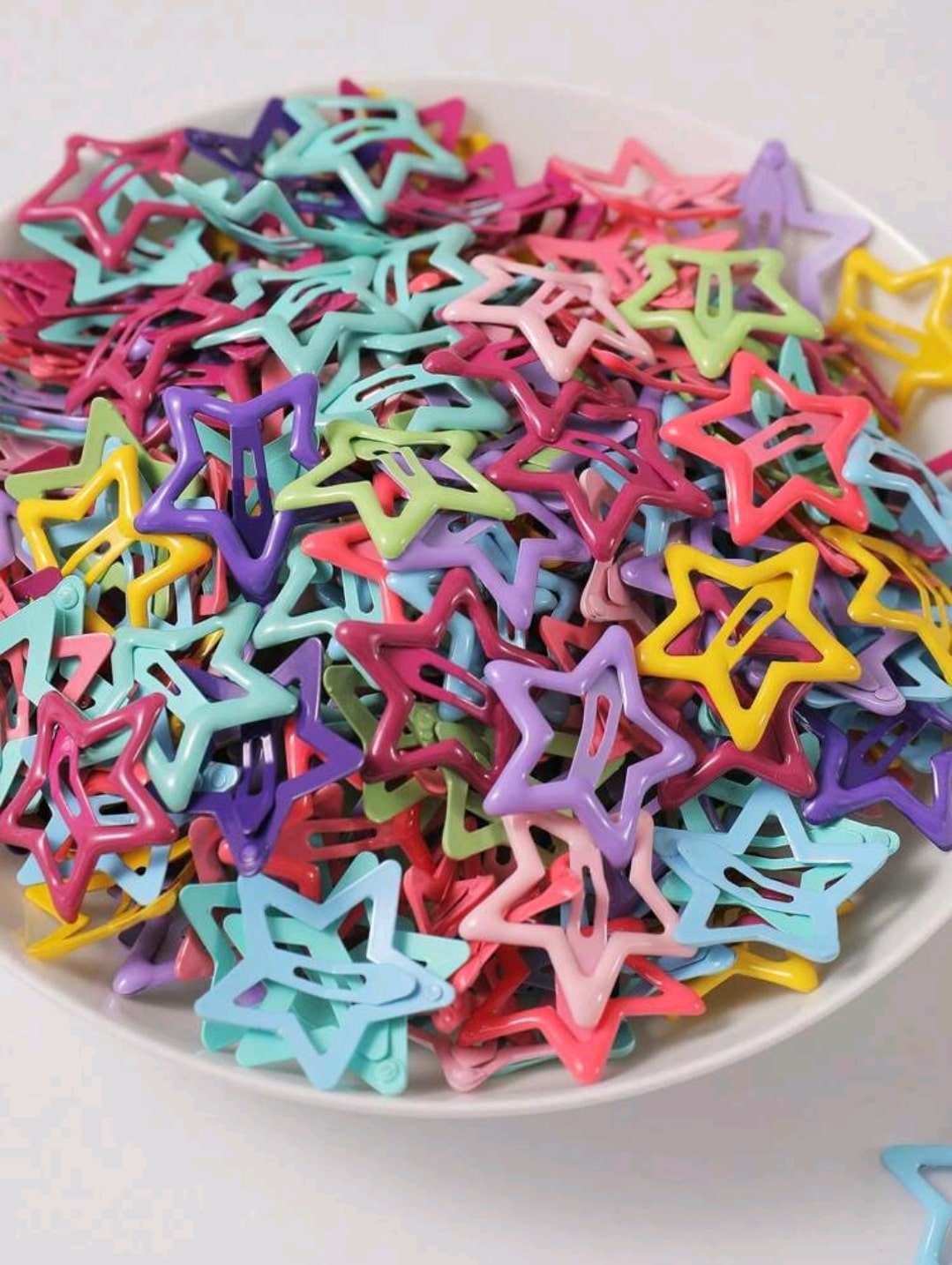 Colored stars clips