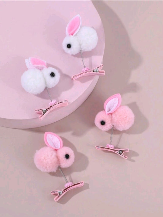 Rabbit clips 4pcs