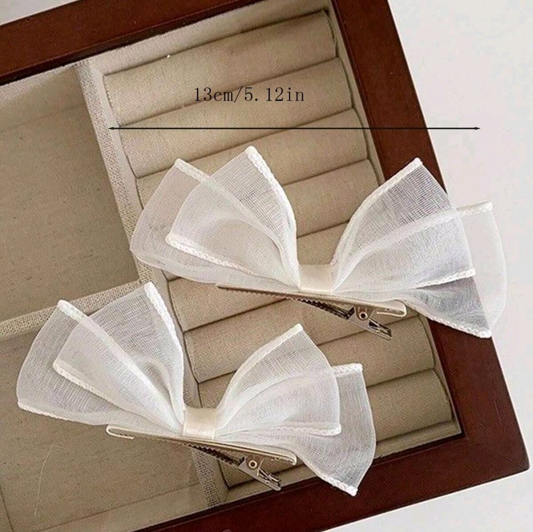 Ribbon clips 2pcs