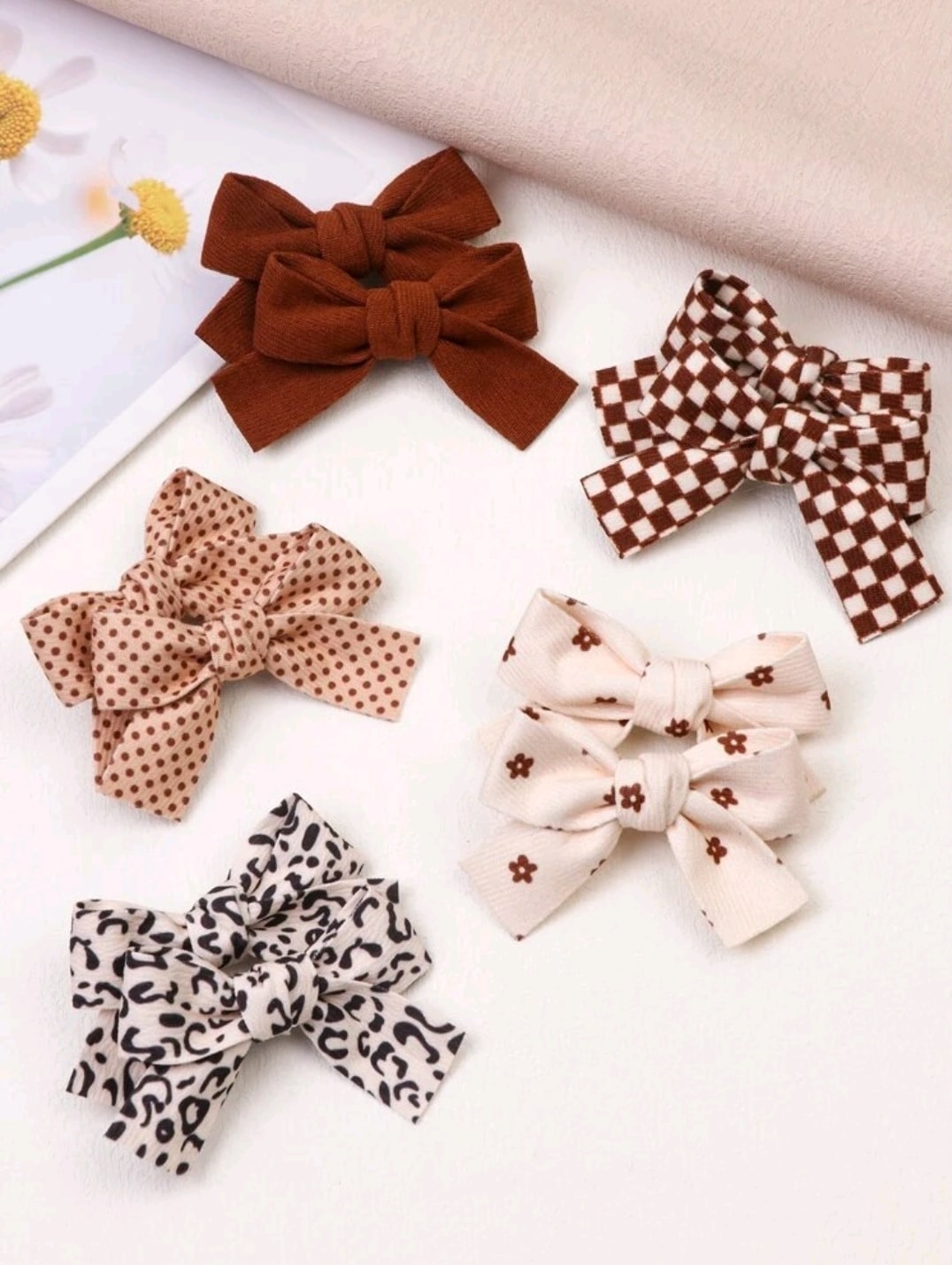 Leopard clips 10pcs